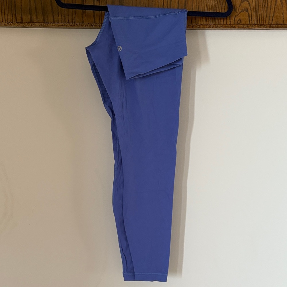 Lululemon Align Periwinkle Blue Ribbed Leggings